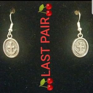 Nautical Anchor Cameo Earrings 50s Hello Sailor